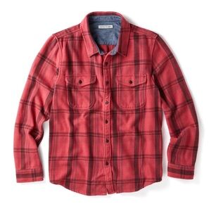 Outerknown NWT Blanket Shirt - Dusty Red Cusco Plaid